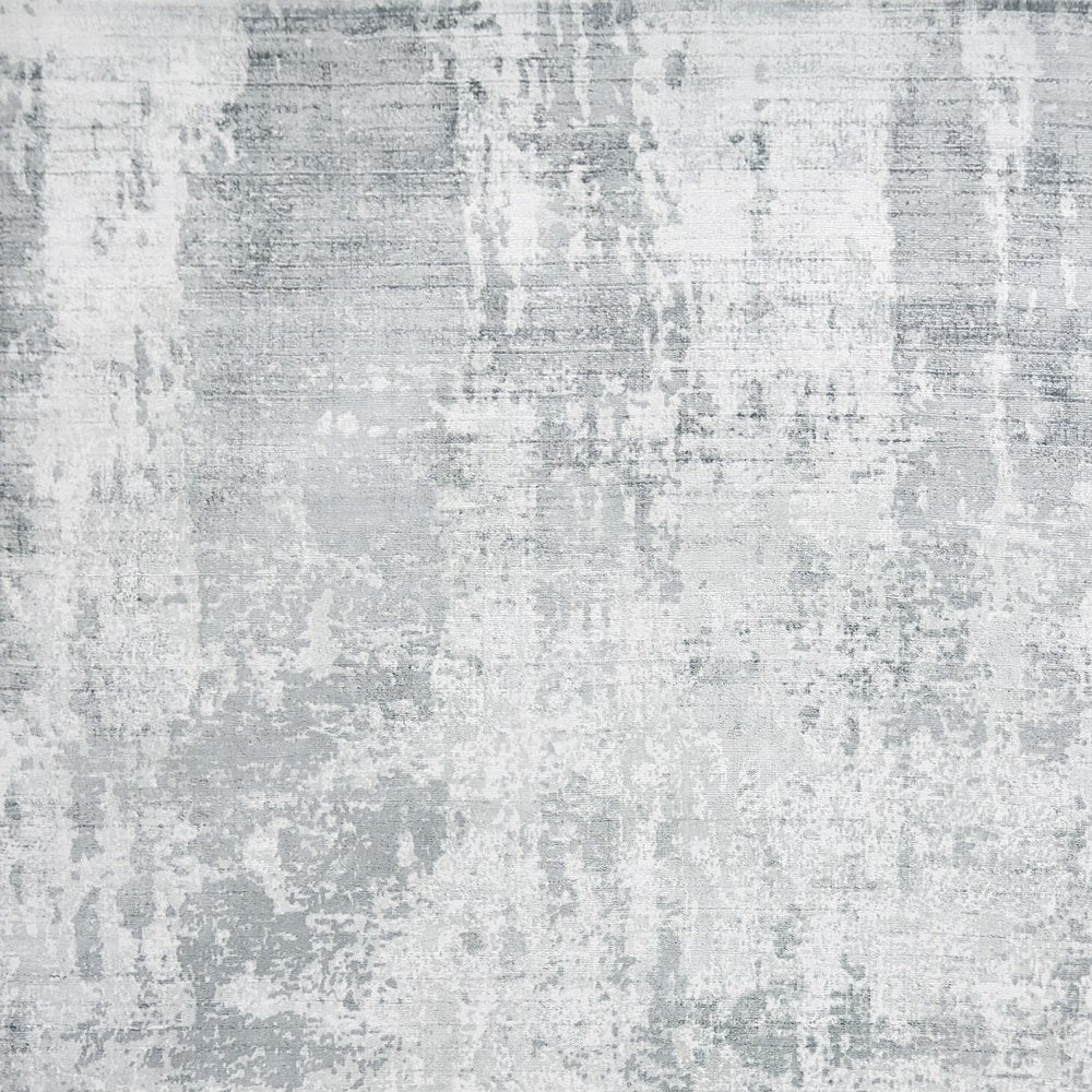 3' X 5' Dark Gray And Light Gray Abstract Hand Loomed Area Rug