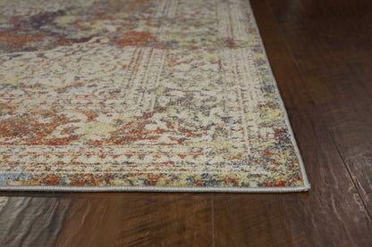 7' X 10'  Polypropylene Multi Area Rug