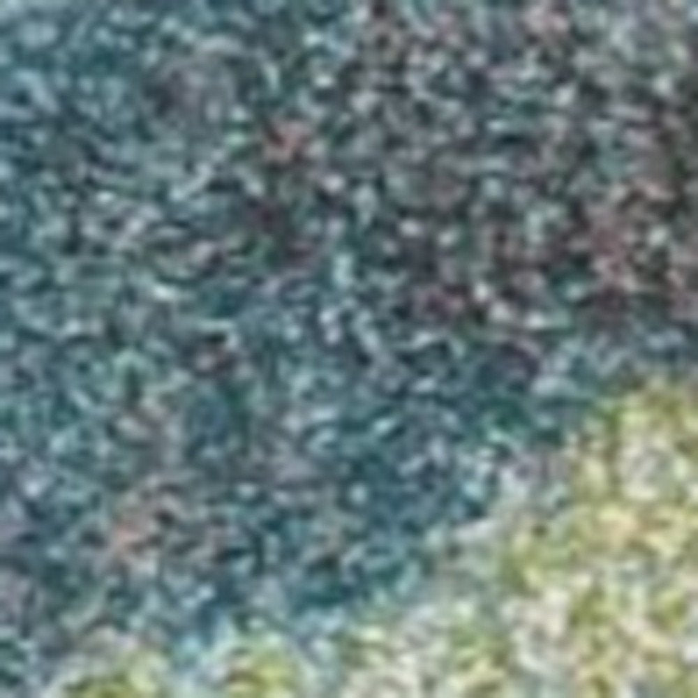 7' X 10' Blue And Green Abstract Area Rug