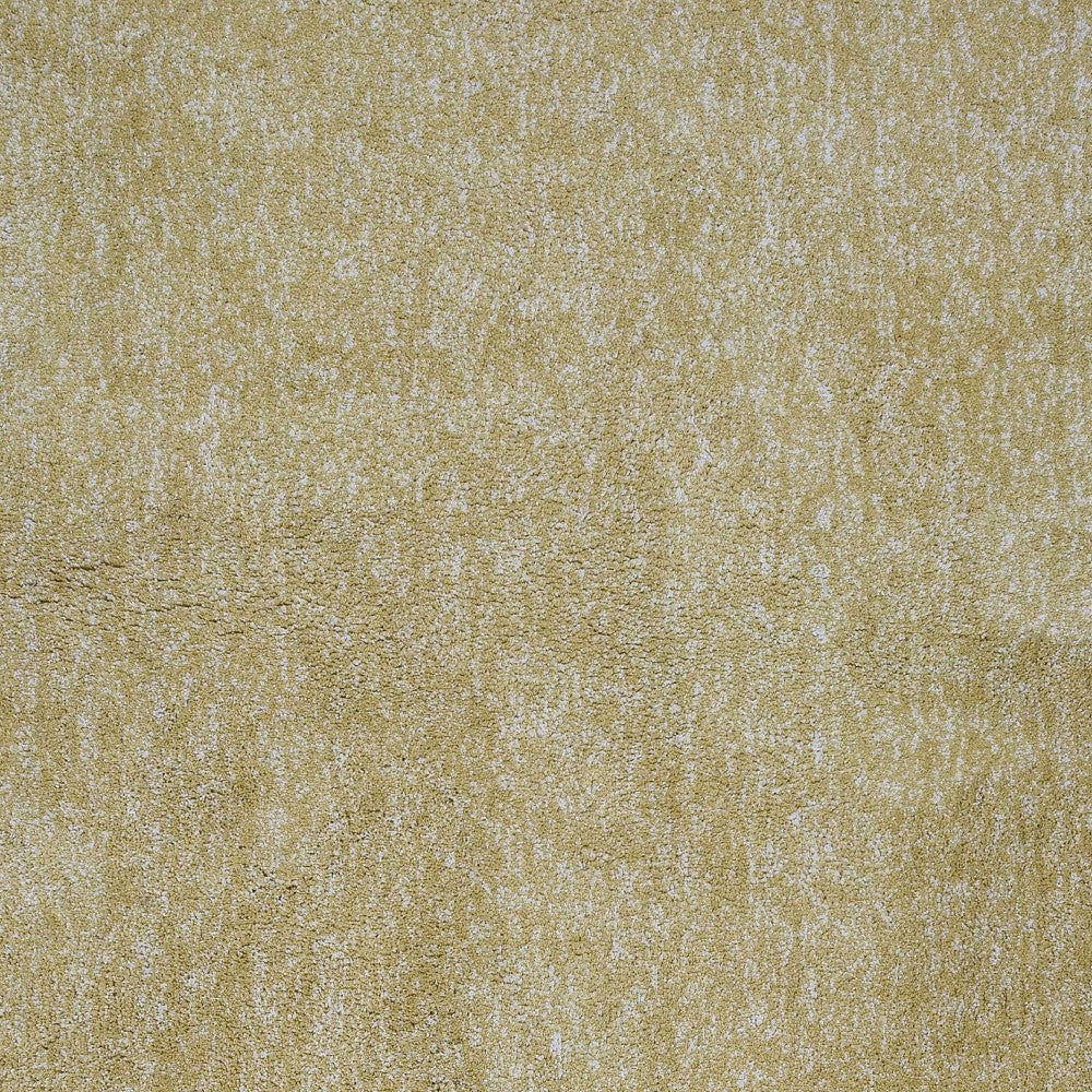 5' X 7' Yellow Heather Plain Indoor Area Rug