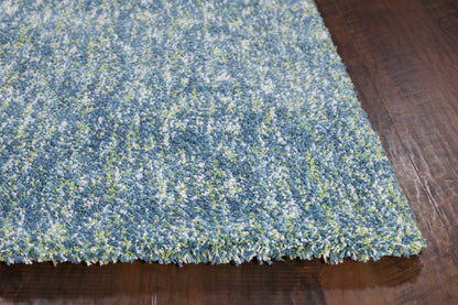 8' X 11' Seafoam Heather Indoor Shag Rug