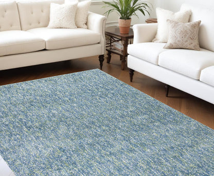 8' X 11' Seafoam Heather Indoor Shag Rug