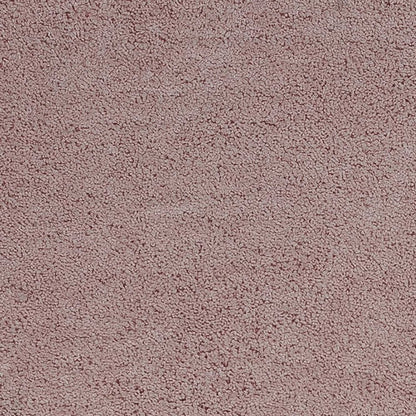 6' Pink Shag Hand Woven Round Rug