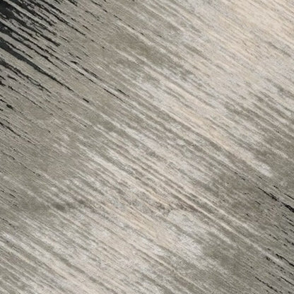 8' X 11' Silver And Gray Abstract Area Rug