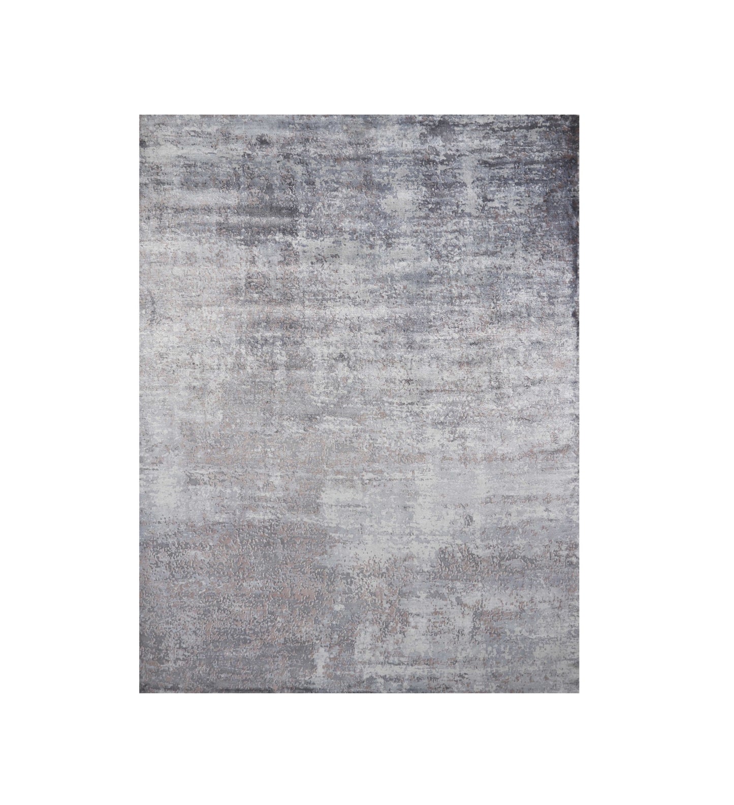 5' X 7'  Viscose Slate Area Rug