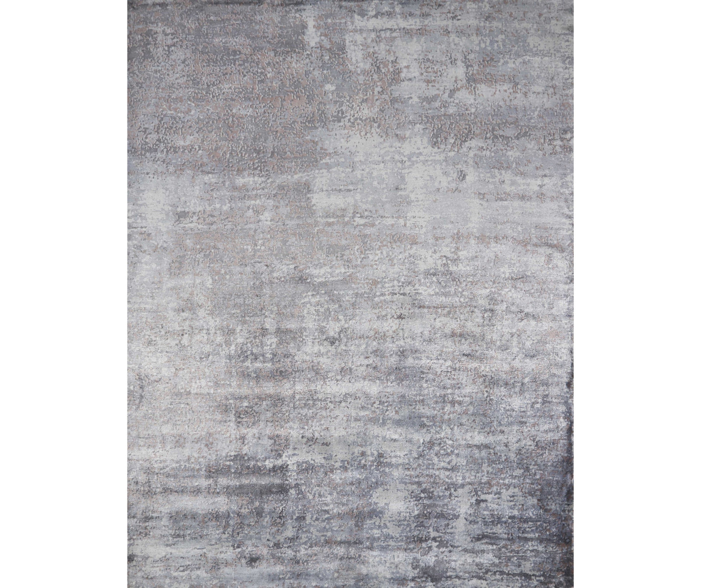 5' X 7'  Viscose Slate Area Rug