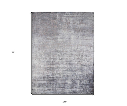 5' X 7'  Viscose Slate Area Rug