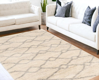 9' X 13' Ivory Area Rug