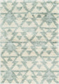 5' X 8' Ivory And Gray Geometric Area Rug