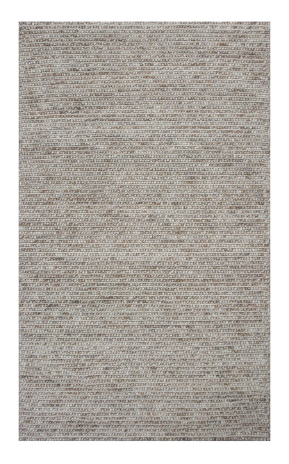 3' X 5' Natural Wool Handmade Area Rug