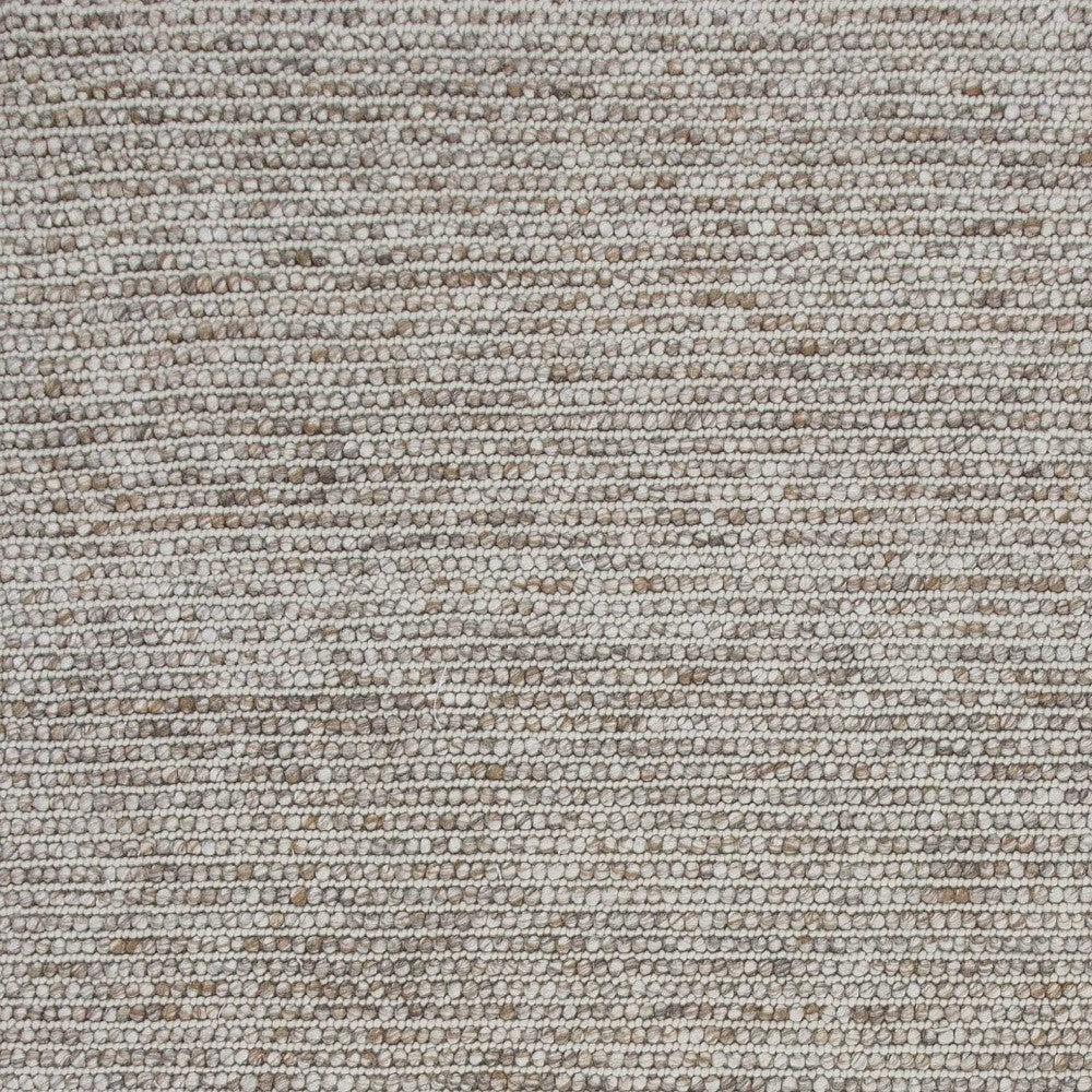 3' X 5' Natural Wool Handmade Area Rug