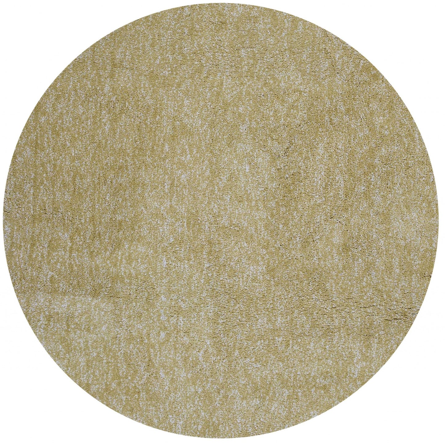 5' X 7' Yellow Heather Plain Indoor Area Rug