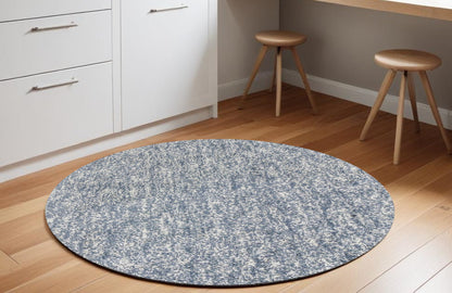 5' X 7' Slate Heather Indoor Shag Rug