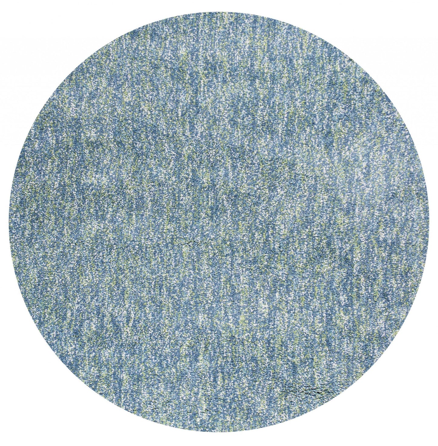 8' X 11' Seafoam Heather Indoor Shag Rug