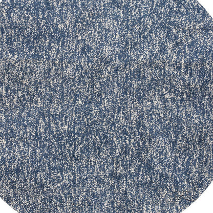 5' X 7' Indigo Ivory Heather Indoor Shag Rug