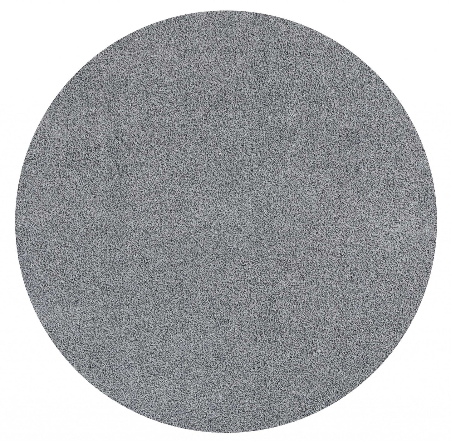 5' X 7' Grey Plain Indoor Area Rug