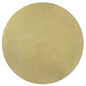 6' Canary Yellow Hand Woven Round Rug