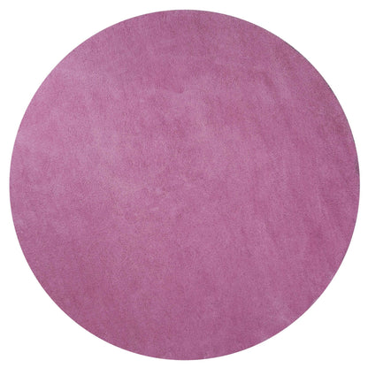 9' X 13' Polyester Hot Pink Area Rug