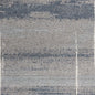 5' X 8' Blue And Gray Abstract Area Rug