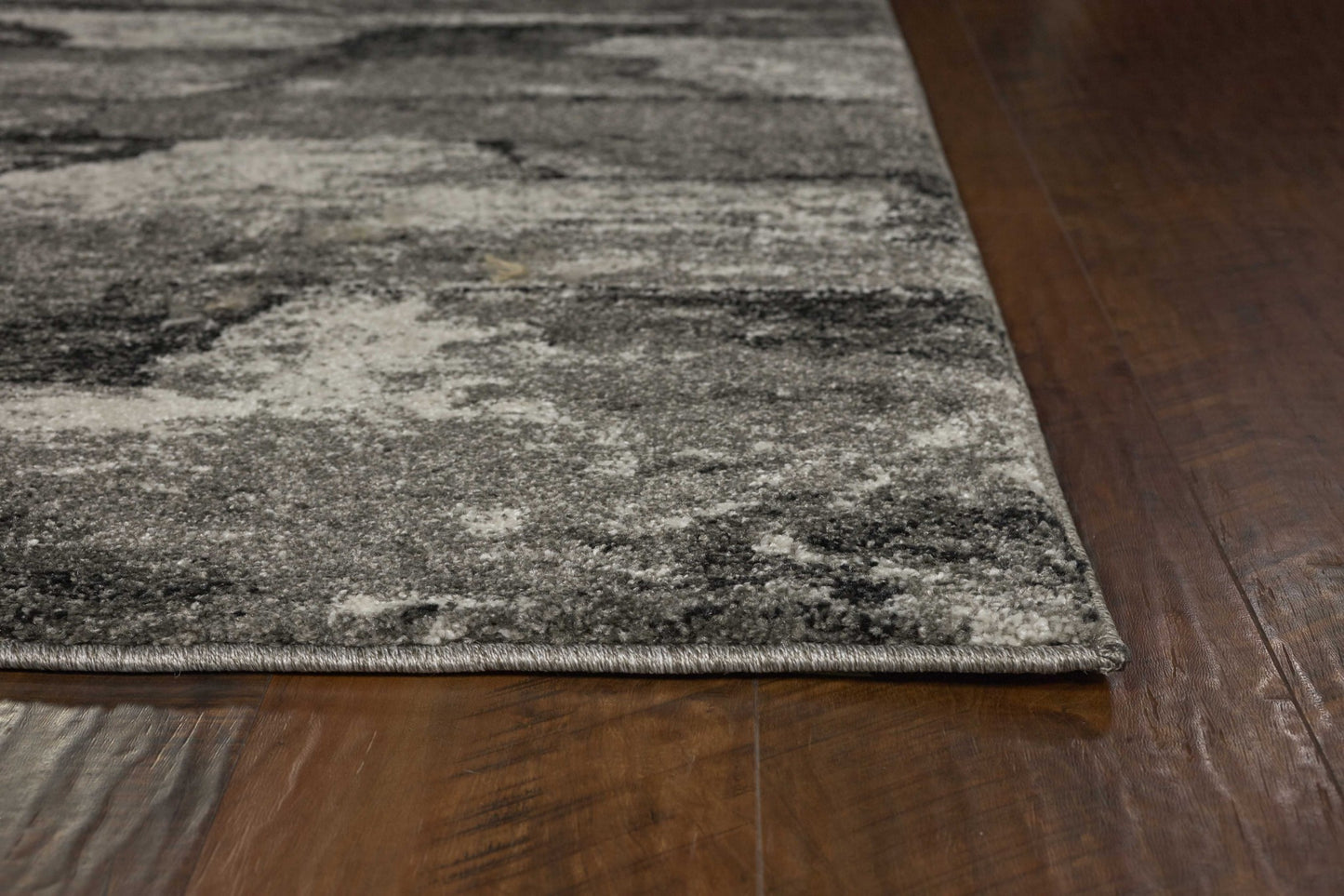 5' X 8' Gray Abstract Area Rug