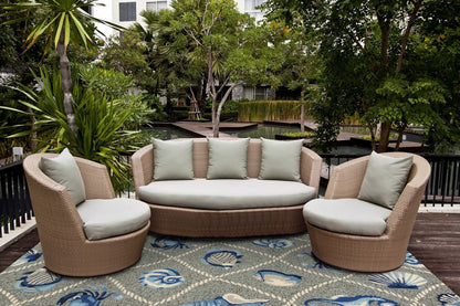 8' X 10' Gray Abstract Indoor Outdoor Area Rug