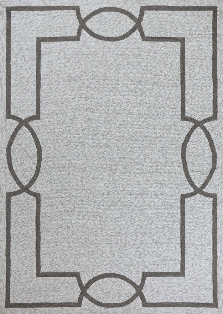 2' X 3' Ivory Indoor Outdoor Area Rug
