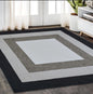 8' X 11'  Uv Treated Polypropylene Charcoal Area Rug