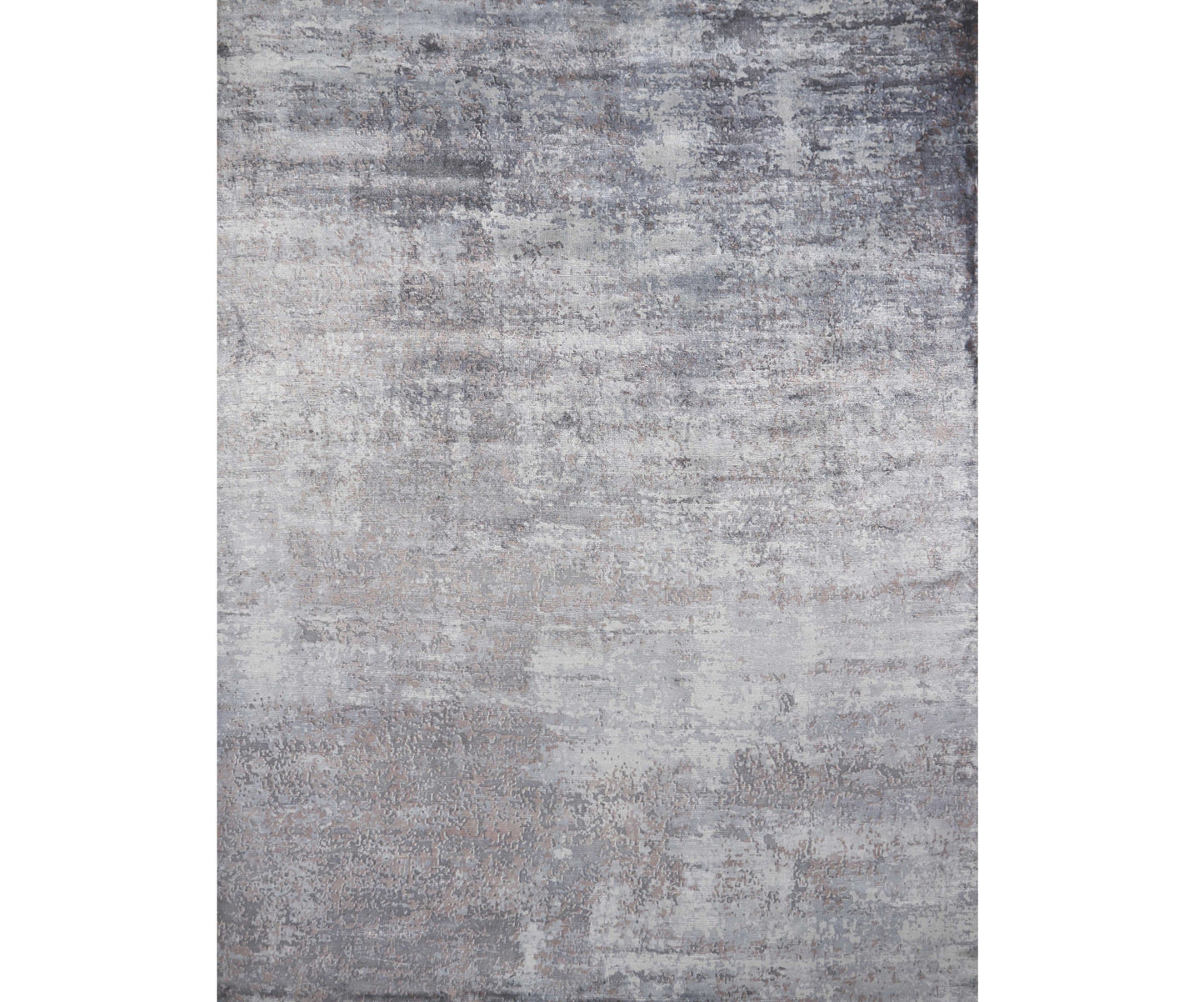 5' X 7'  Viscose Slate Area Rug