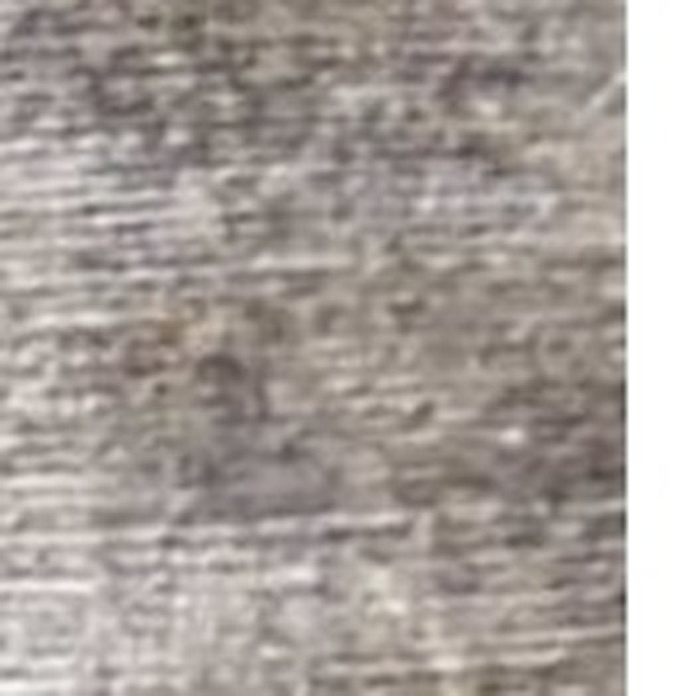 9' X 13' Beige And Ivory Abstract Hand Loomed Area Rug