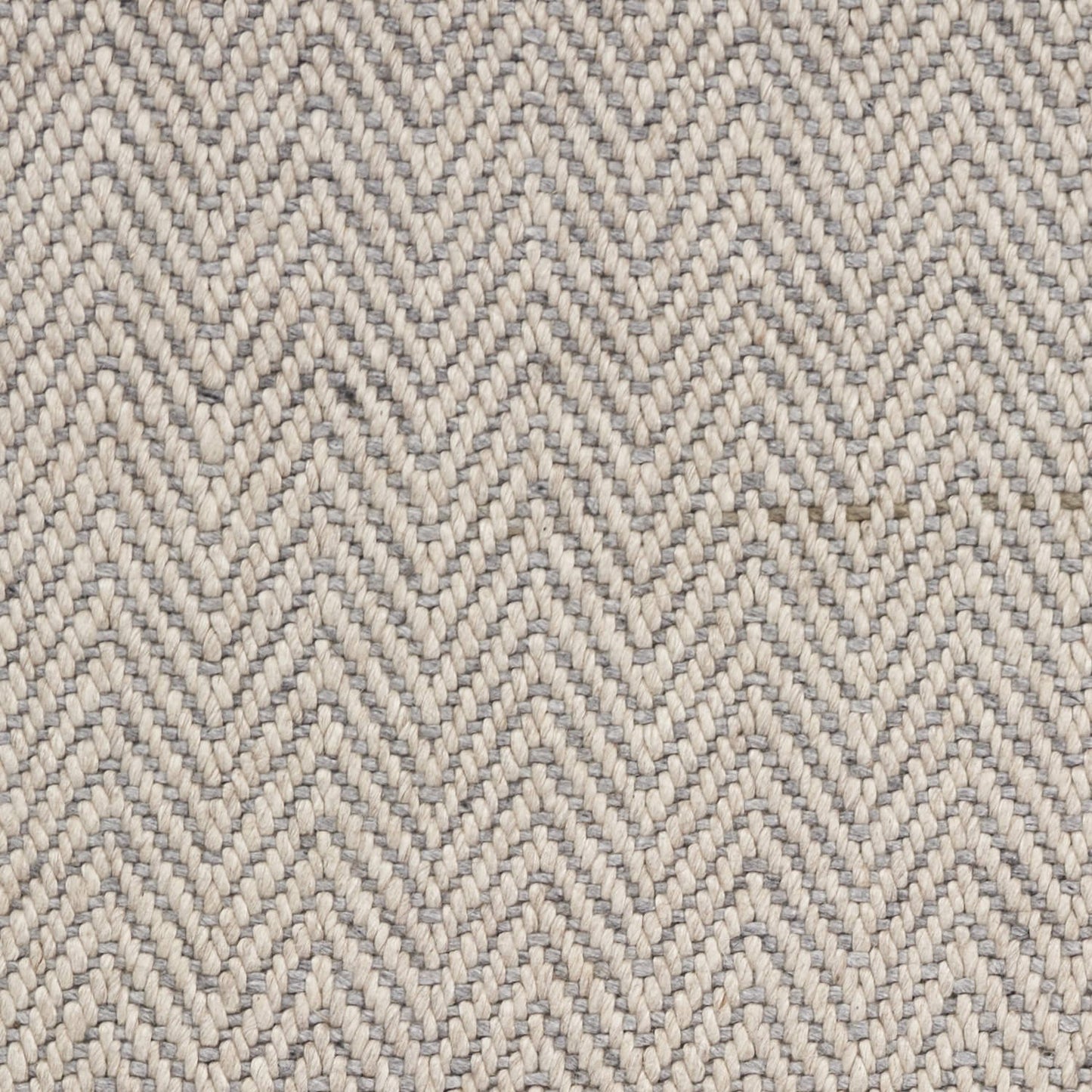 5' X 8' Oatmeal Beige Hand Woven Houndstooth Indoor Area Rug