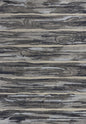 8' X 11' Gray Blue And Black Abstract Area Rug