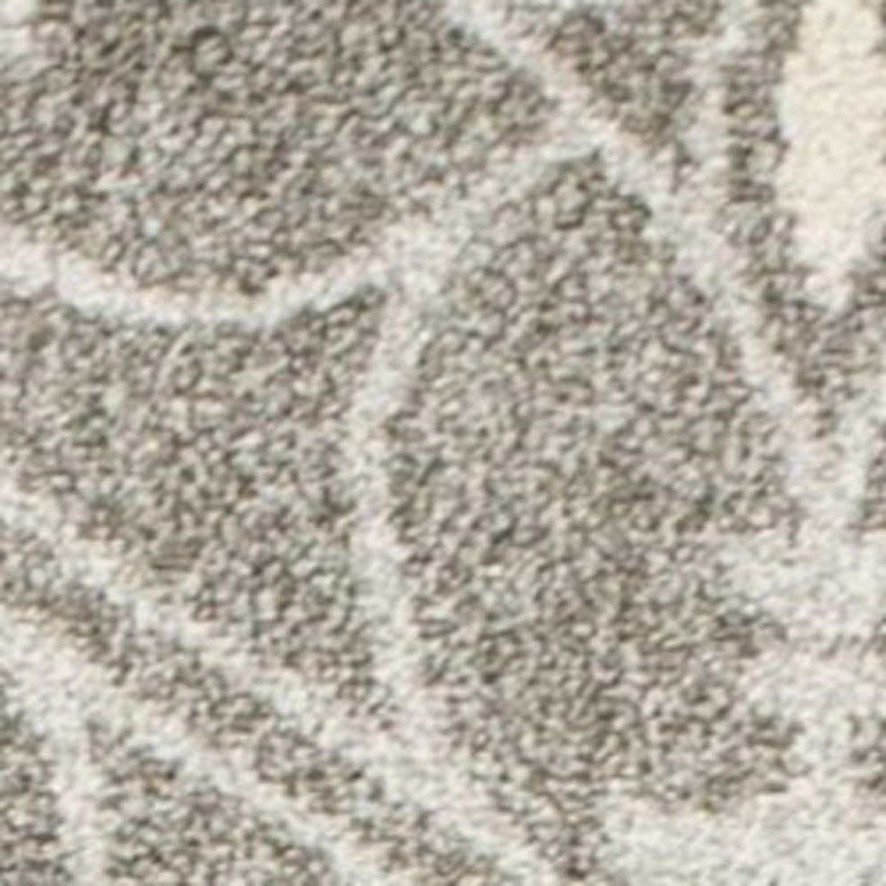 3' X 5' Gray Moroccan Indoor Outdoor Area Rug