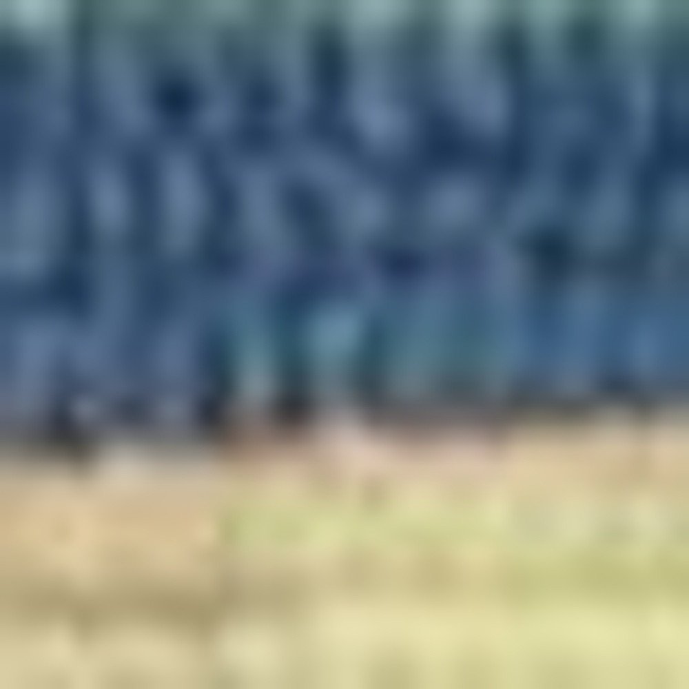 3' X 5' Blue Striped Handmade Indoor Outdoor Area Rug