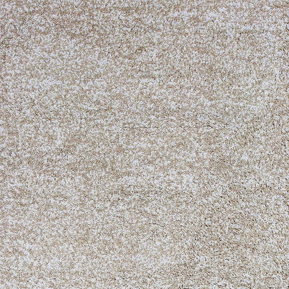 5' X 7' Ivory Heather Plain Indoor Area Rug