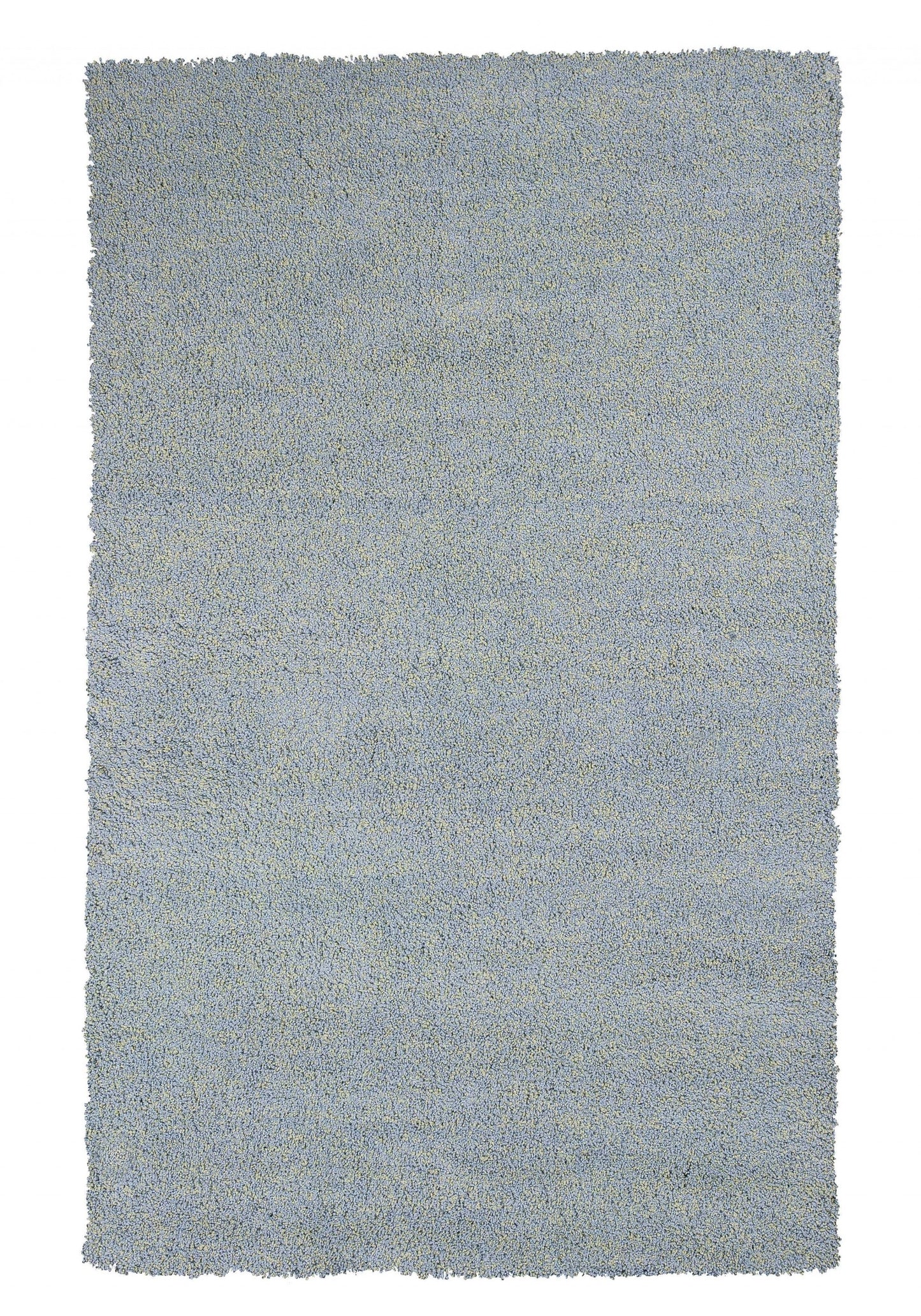 2' X 4' Polyester Blue Heather Area Rug