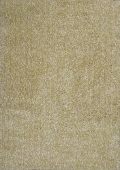 5' X 7' Yellow Heather Plain Indoor Area Rug