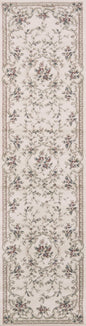 8' Round  Polypropylene Ivory  Area Rug