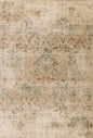 3' X 5' Champagne And Beige Damask Area Rug