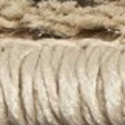 7' Champagne And Beige Damask Runner Rug