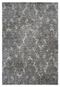 2' X 4' Ivory Damask Area Rug