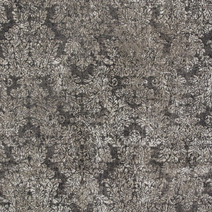 2' X 4' Taupe/Sand Damask Area Rug