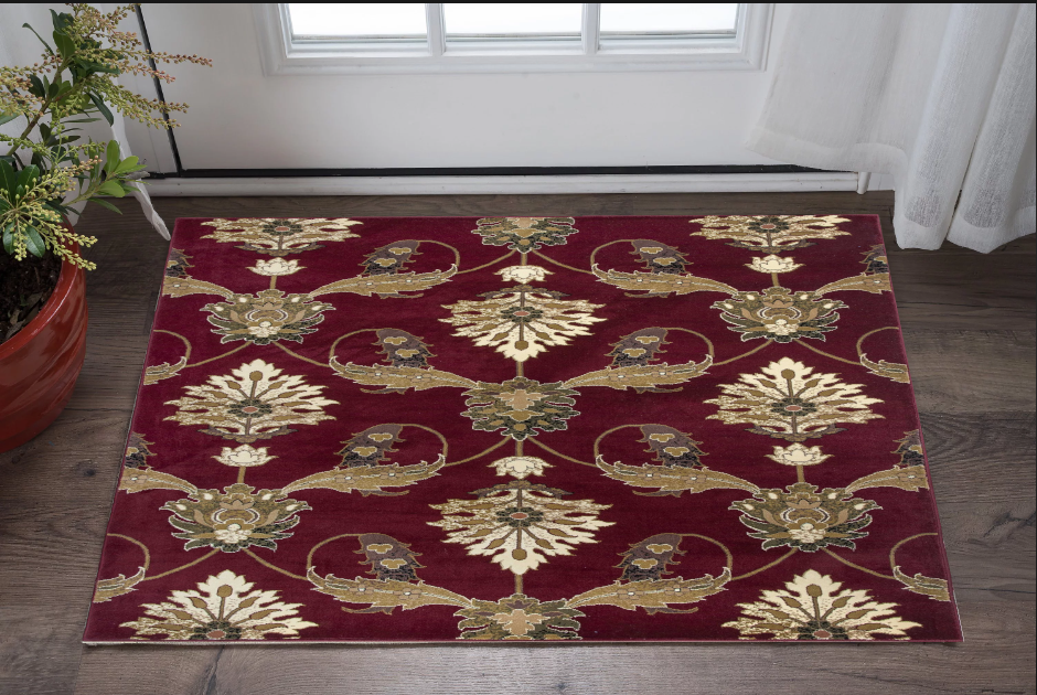 3' X 5' Red Area Rug