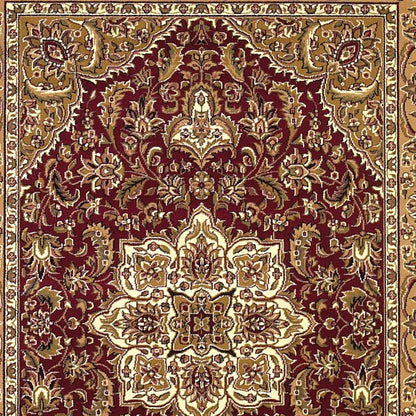 7' X 10'  Polypropylene Red Or  Beige Area Rug