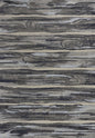 3' X 5' Gray Blue And Black Abstract Area Rug