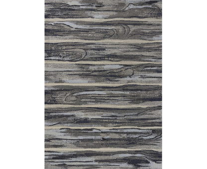 3' X 5' Gray Woodland Lodge Area Rug