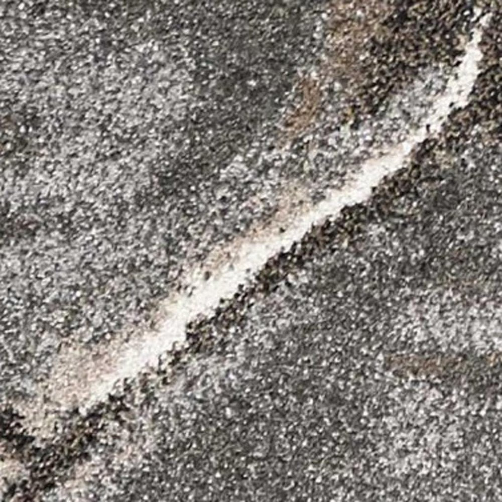 3' X 5' Charcoal And Light Gray Ogee Area Rug