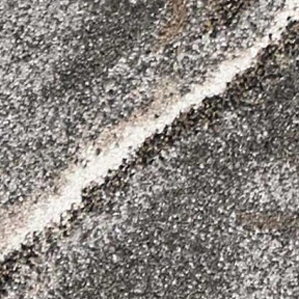 3' X 5' Charcoal And Light Gray Ogee Area Rug