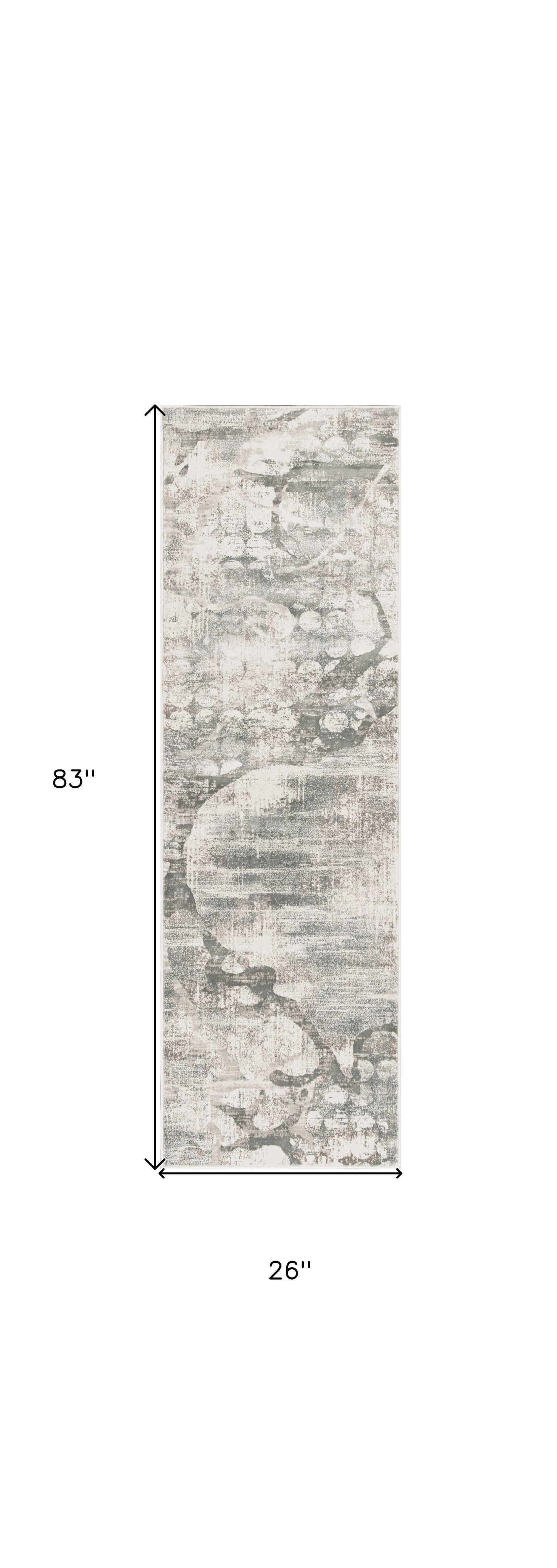 7' X 7' Ivory Runner Rug