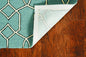 3' X 5' Green And Ivory Geometric Hand Hooked Area Rug