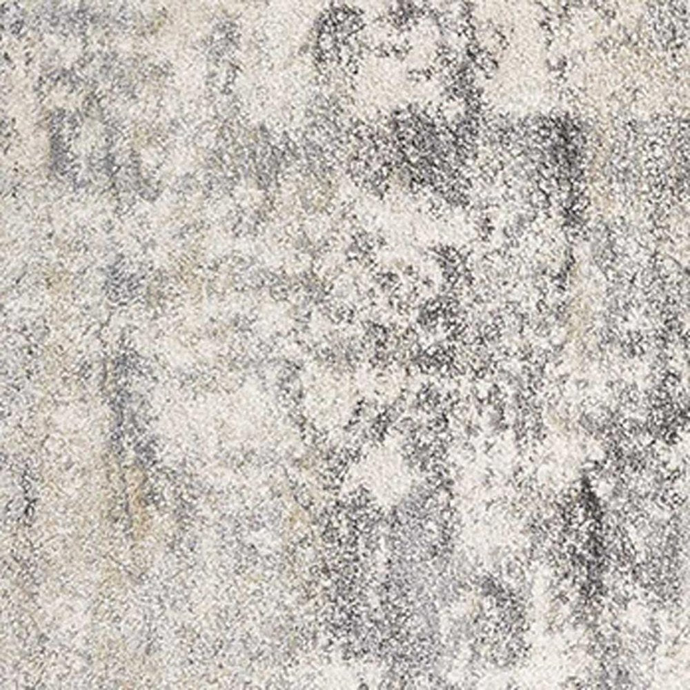 3' X 5' Gray And Tan Abstract Area Rug